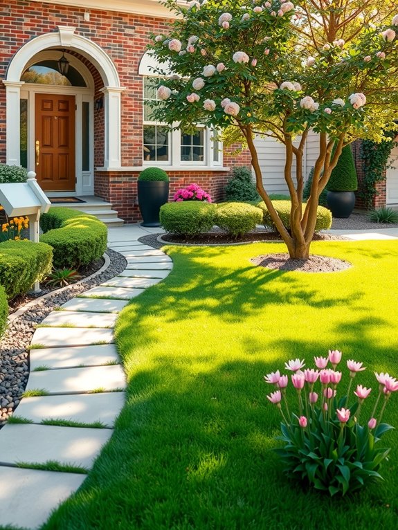 lawn garden yard design balance