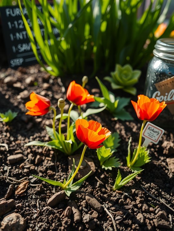 let poppies sow themselves year round