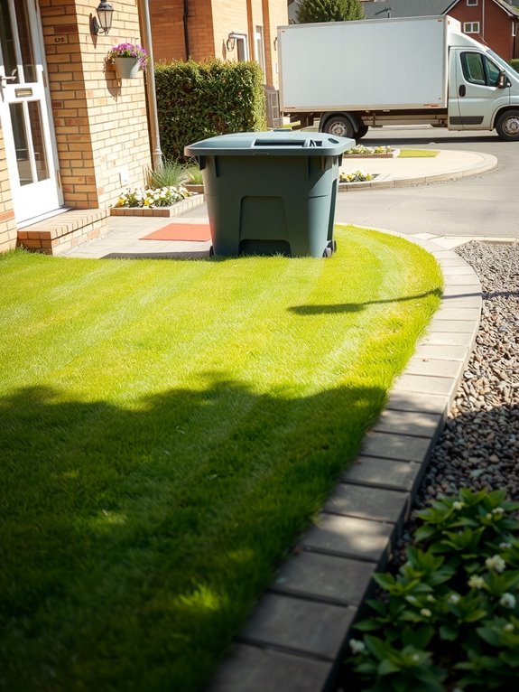 measuring space for skip delivery