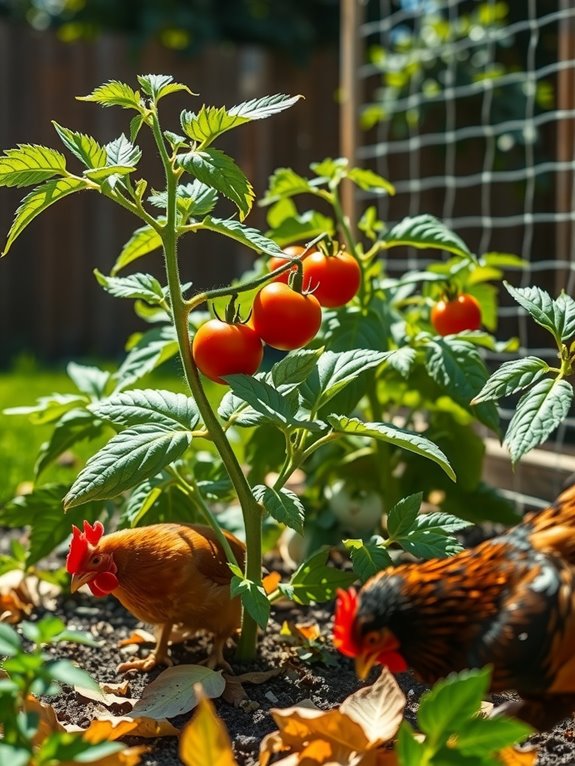 occasional ripe tomato portions
