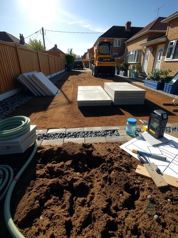 planning permits and proper paving