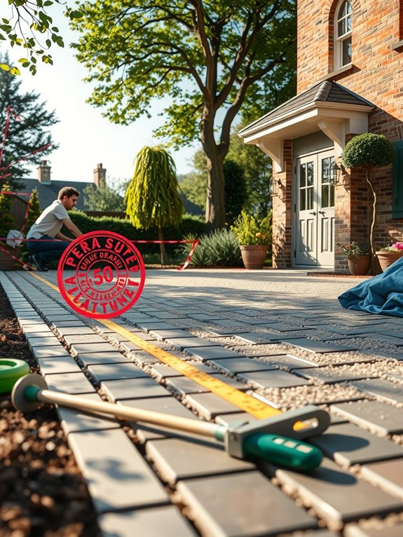 planning permits drainage installation schedule