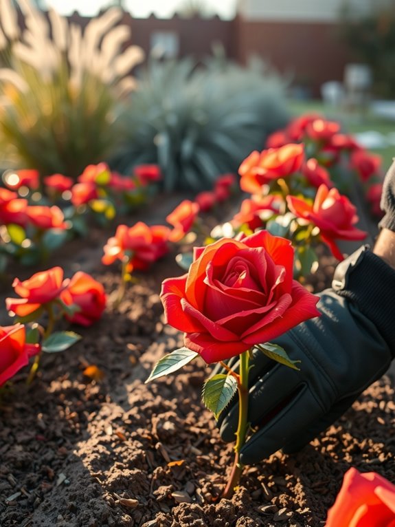 plant bare root roses six weeks ahead