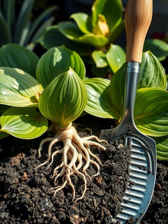 plant pot water establish roots