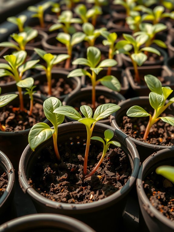 pot size limits root height growth