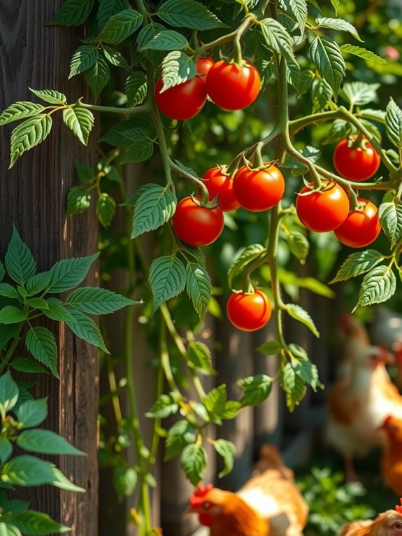 red tomatoes avoid greens entirely