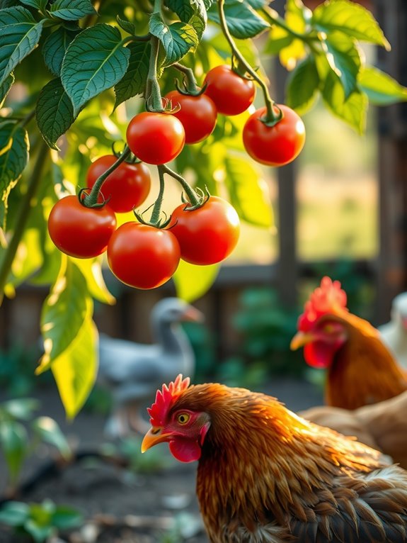 ripe tomatoes boost flock health