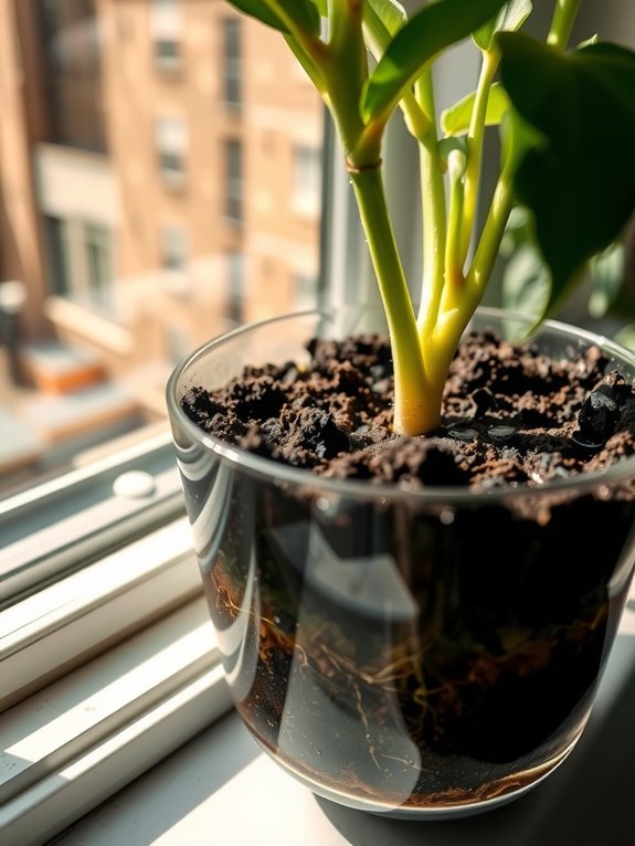 soil drainage causes root suffocation