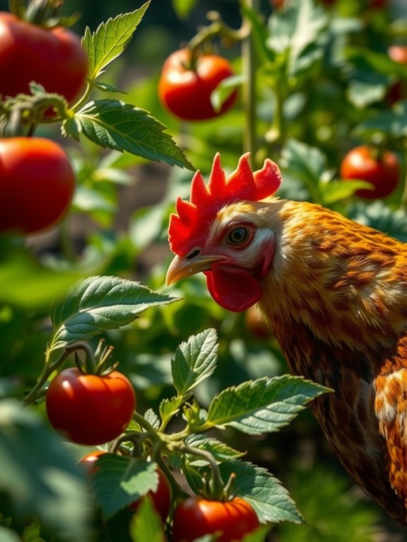 solanine risk in tomato greens