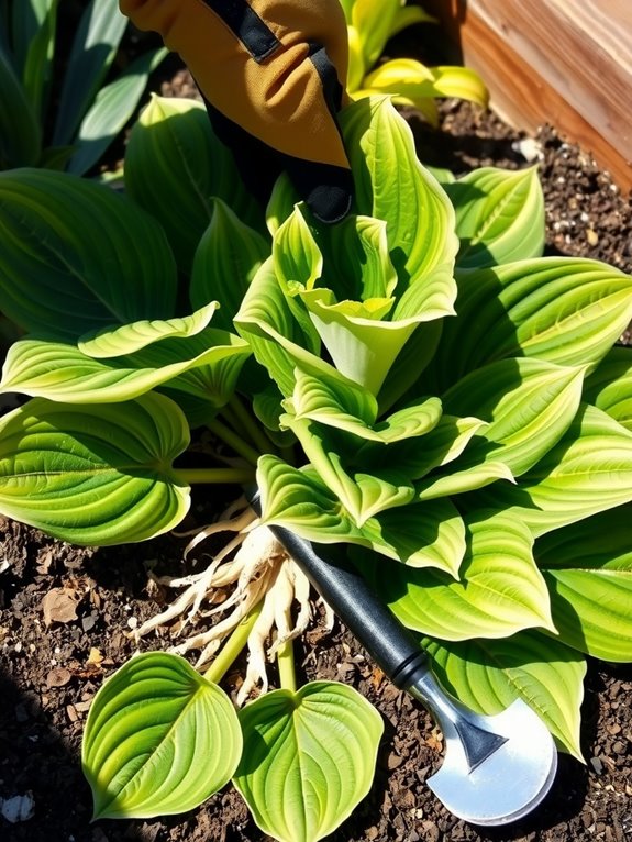 split hosta into multiple divisions