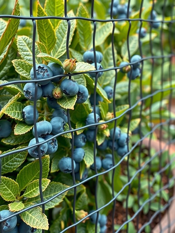 sturdy deer proof blueberry cage