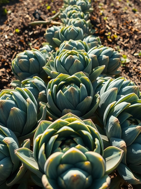 succession planting for continuous artichokes