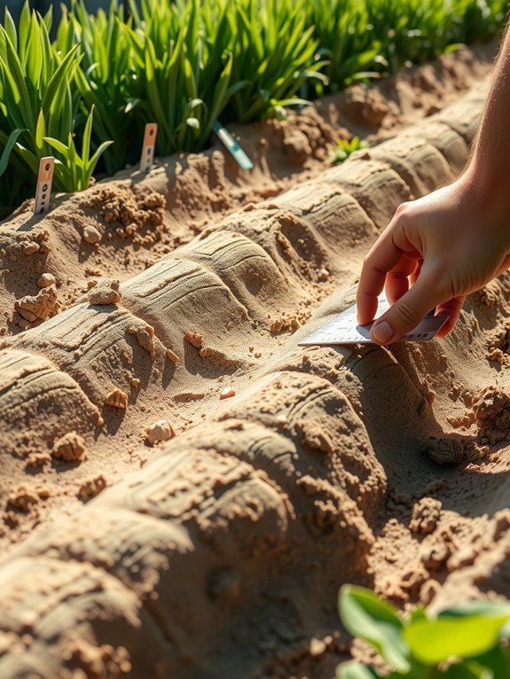 sunny well drained asparagus bed setup