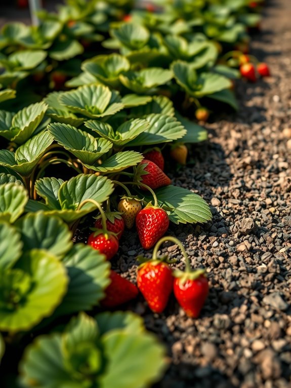 thinning boosts strawberry plant health