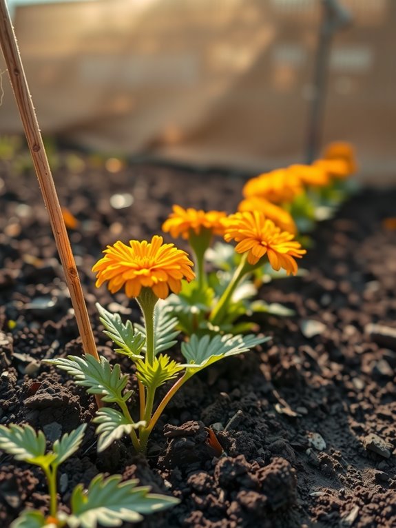 three factors hinder marigolds growth