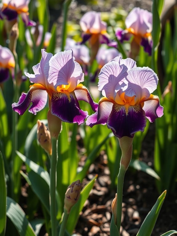 two feeding windows sustain irises