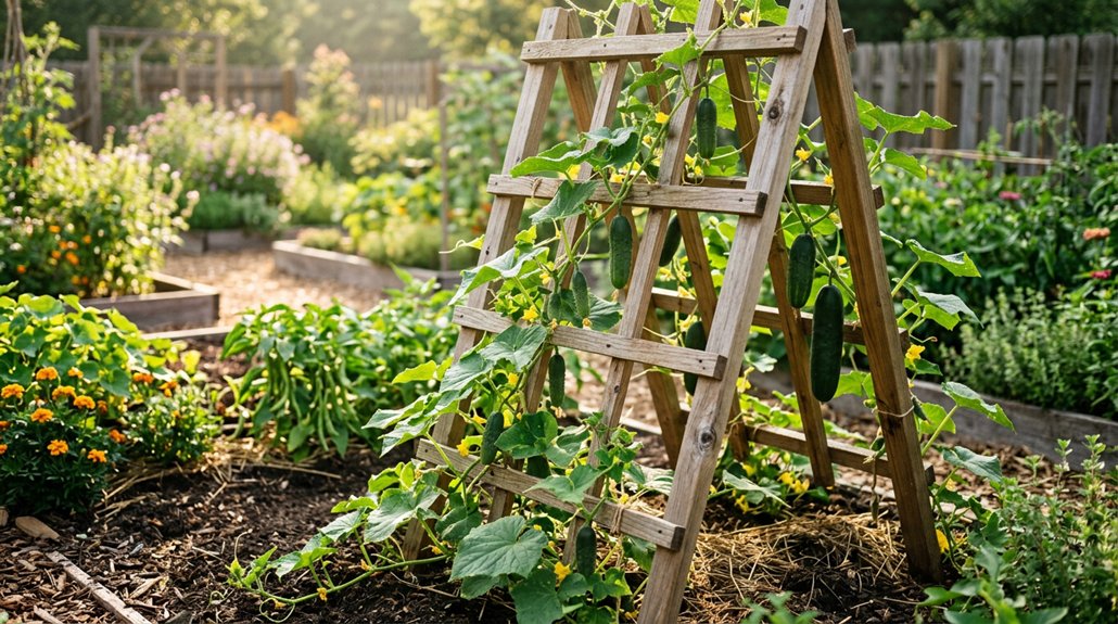 best cucumber trellis options 2026