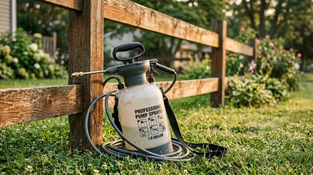 best pump sprayers for staining fences